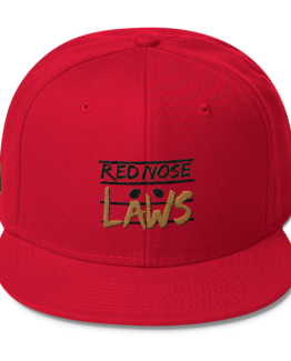 Red Nose Laws Wool Blend Snapback – Virginia Edition Red